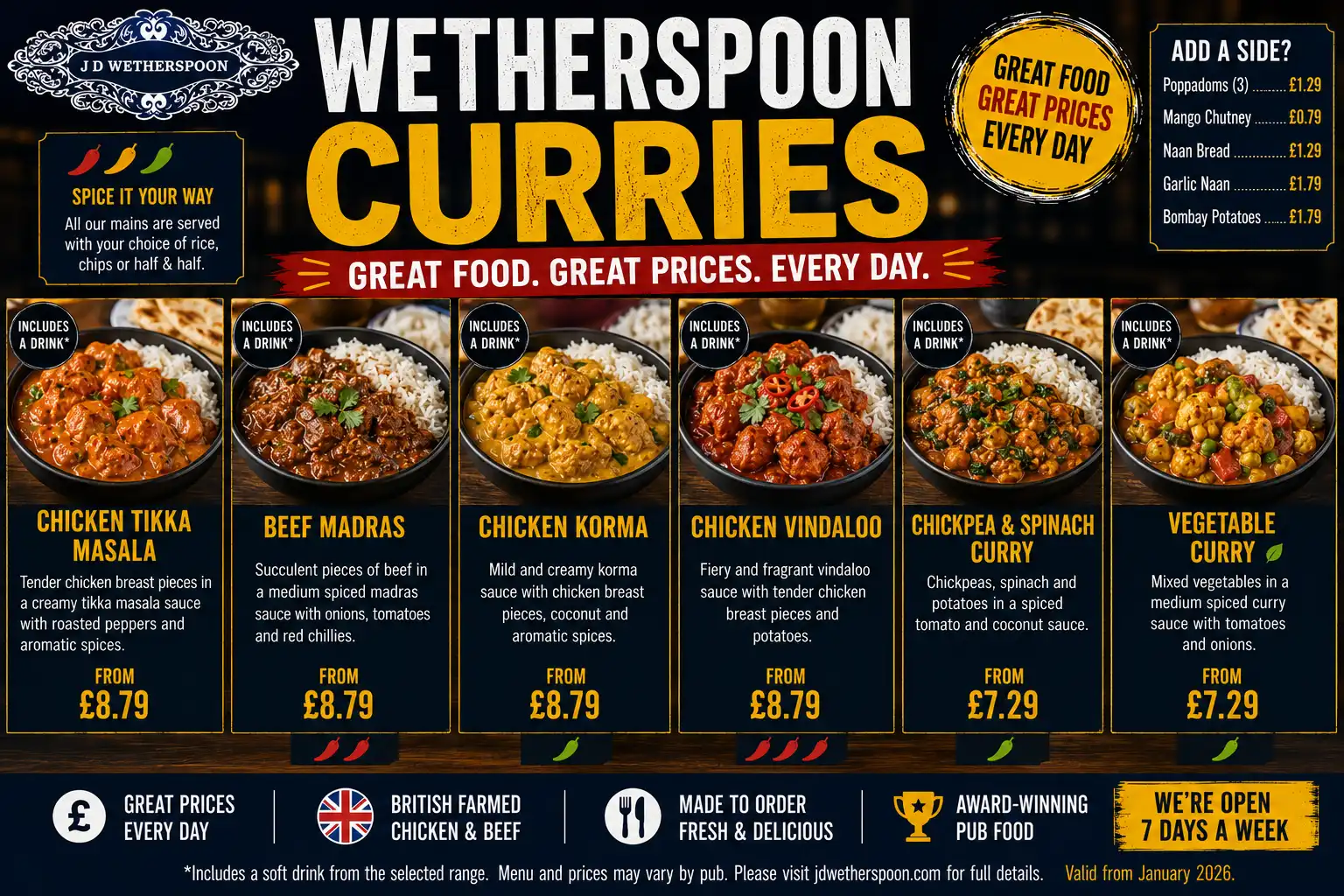 Bold-pub-curry-menu
